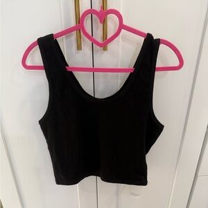 Elegant Black Women's Crop Top